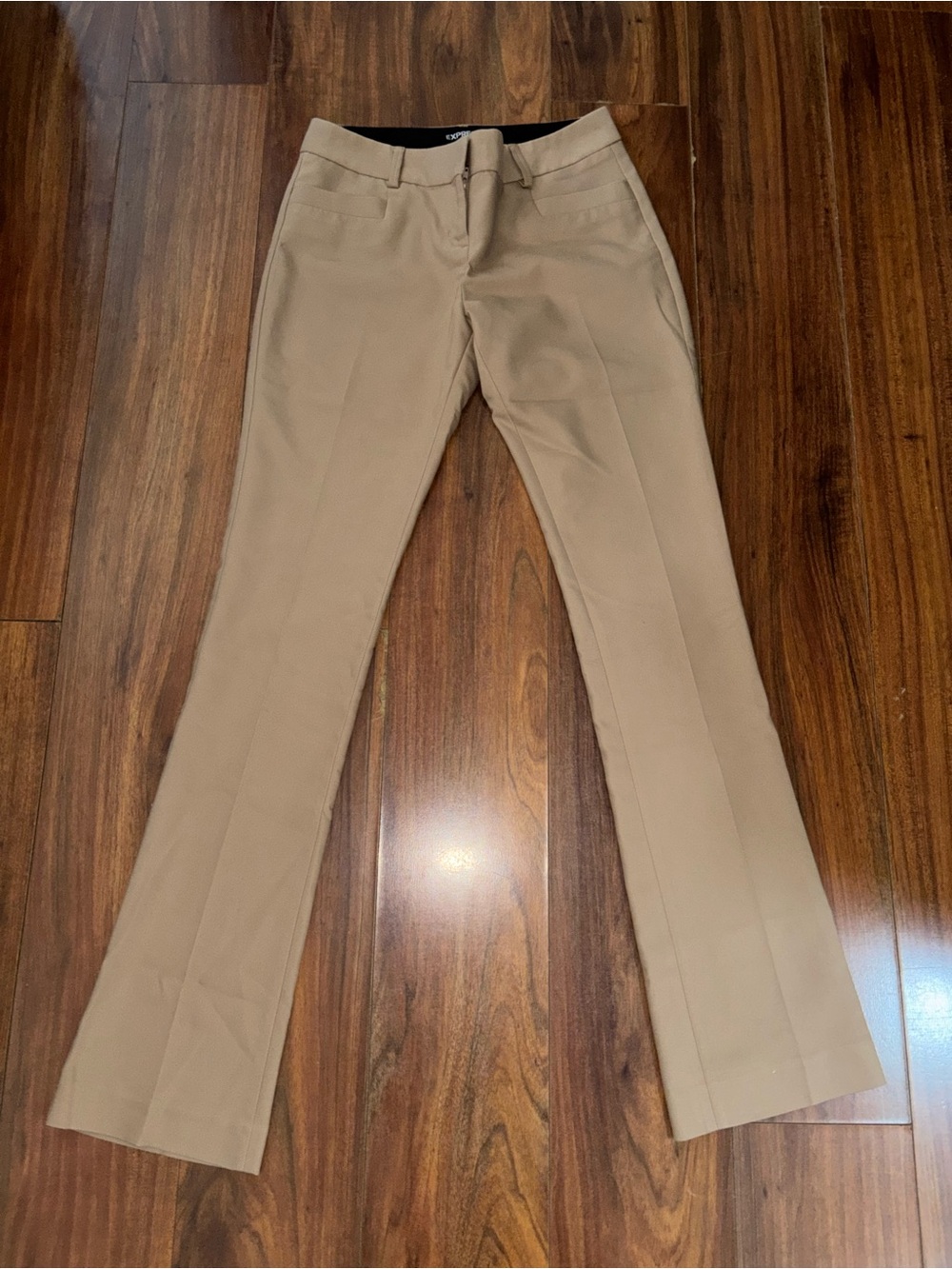 Express Women's Tan Boot Cut Dress Pants